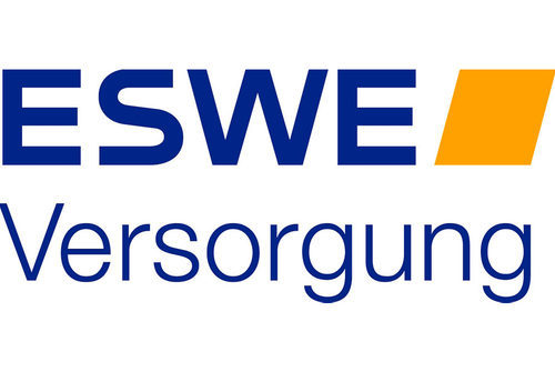 Logo ESWE Versorgungs AG gelb-blau-weiß